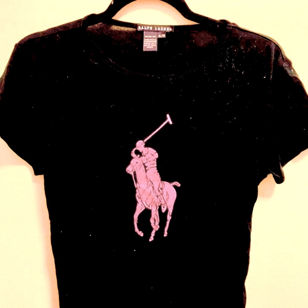 Vintage Ralph Lauren Polo Pink Pony Breast Cancer Awareness Campaign shirt. XL
